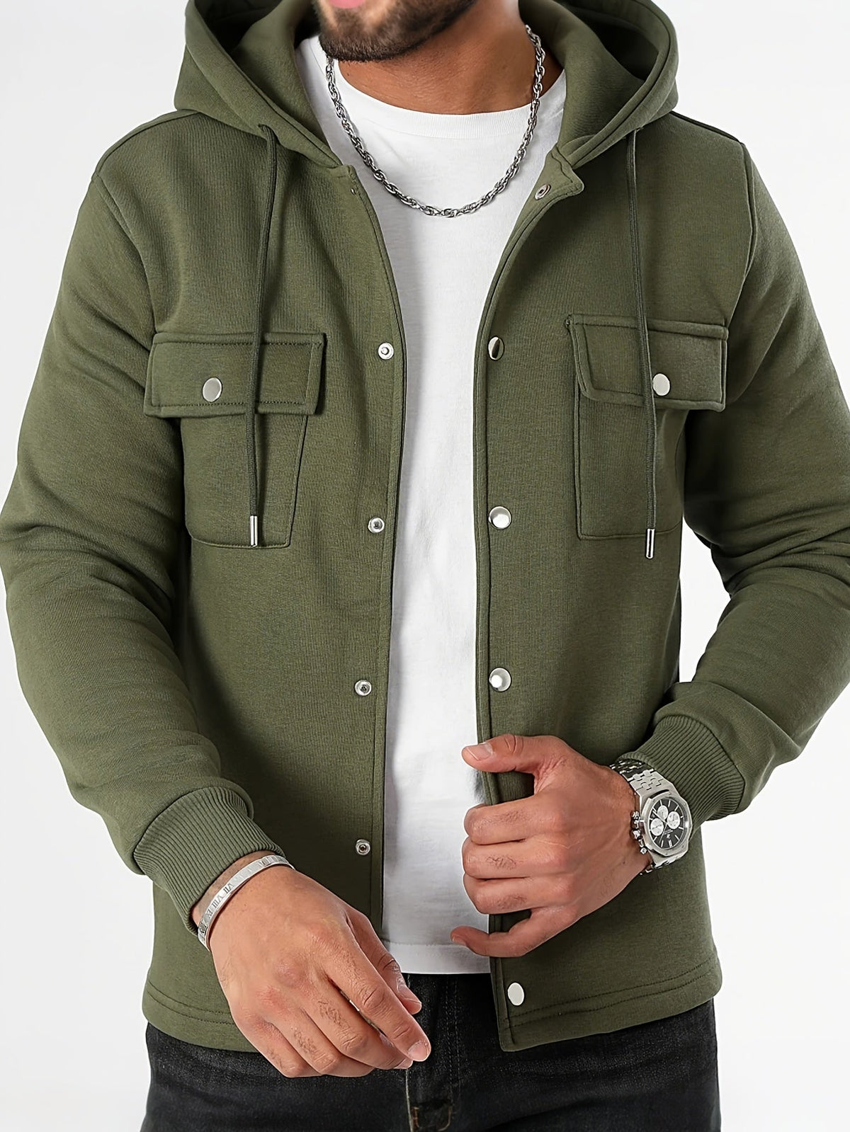 Harry | Men's Classic Solid-Knit Hoodie for Winter