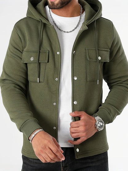 Harry | Men's Classic Solid-Knit Hoodie for Winter
