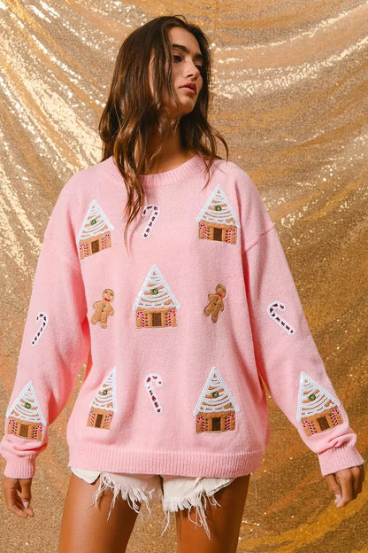 Jocelyn | Women's Cosy Christmas Winter Crewneck Jumper