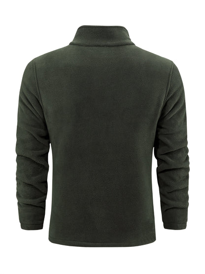 William | Men's Stand-Collar Fleece Jacket for Winter