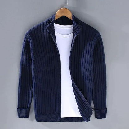 Ravello | Ribbed Zip-Up Cardigan for Winter