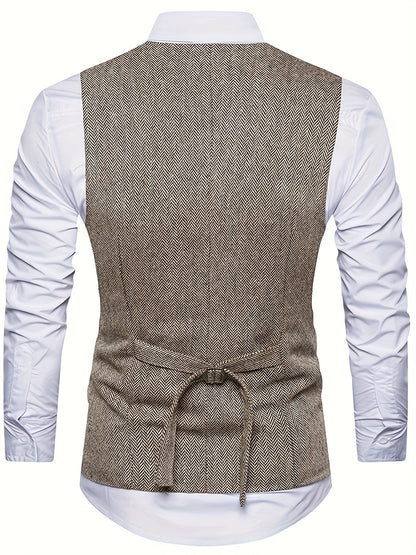 Benjamin | Men's V-Neck Waistcoat