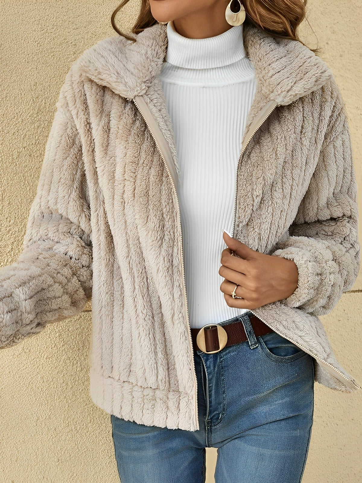 Angela | Women's Relaxed-Fit Zip-Up Jacket