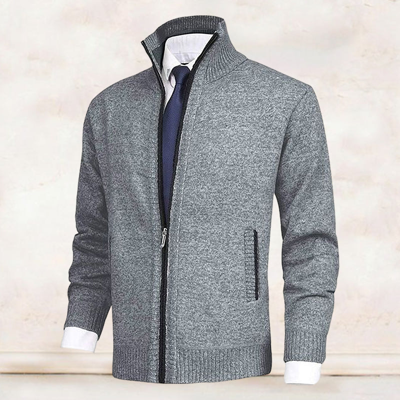 Lewis | Men's Classic Long-Sleeve Cardigan for Winter