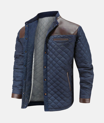 Jacob | Men's Quilted Button-Down Jacket for Winter