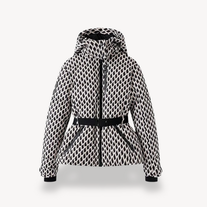 Riley | Women's Hooded Belted Puffer Jacket for Winter