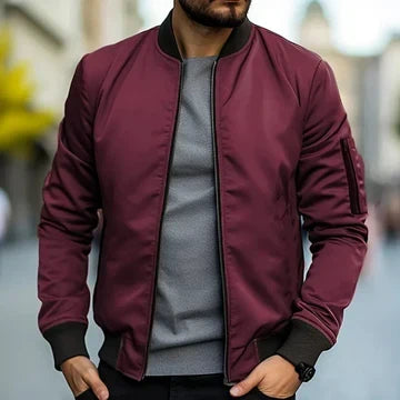 Elliot | Men's Ribbed Bomber Jacket