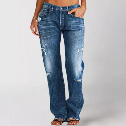 Carol | Relaxed Wide-Leg Denim Jeans