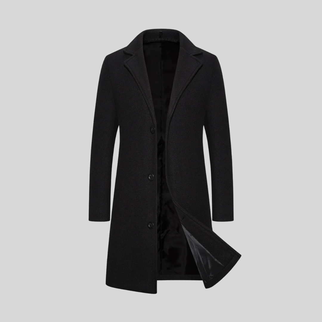 Freddie | Men's Elegant Long Coat for Winter