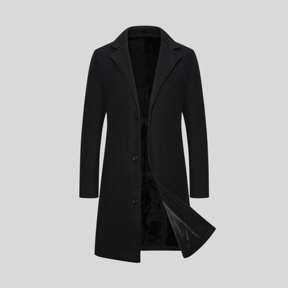 Freddie | Men's Elegant Long Coat for Winter