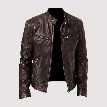 Euan | Men's Stylish Faux Leather Jacket