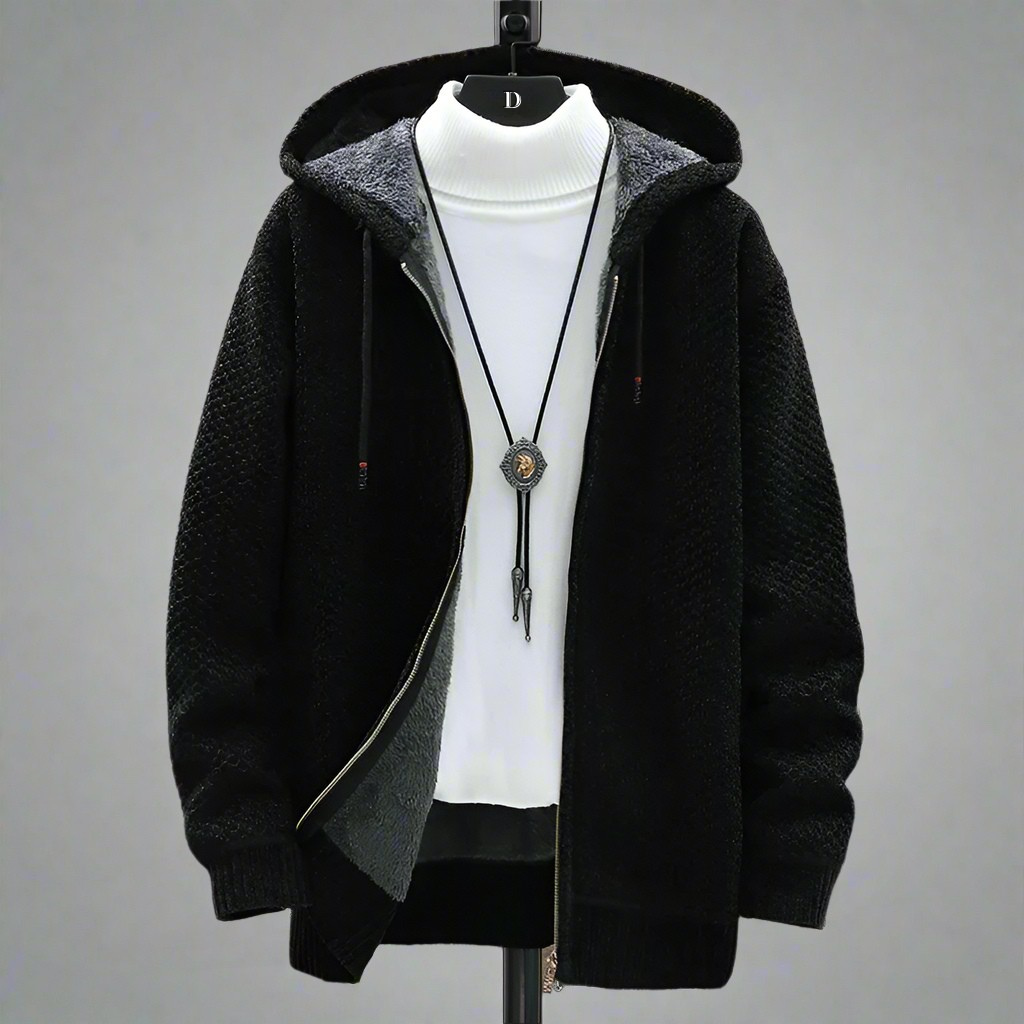 Sam | Men's Cosy Knitted Hoodie for Winter