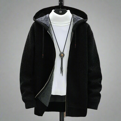 Sam | Men's Cosy Knitted Hoodie for Winter