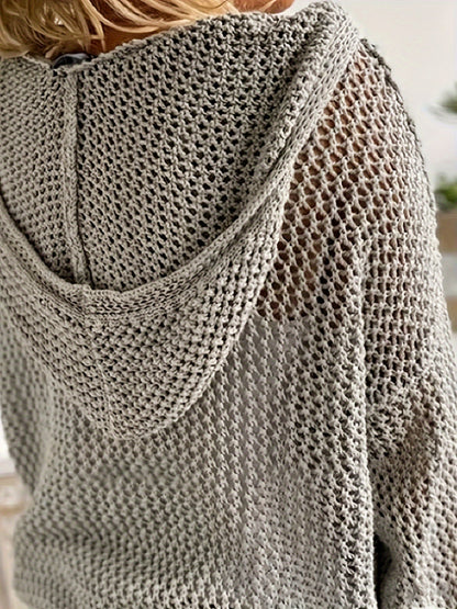 Lana | Cosy Knit Hooded Jumper for Winter