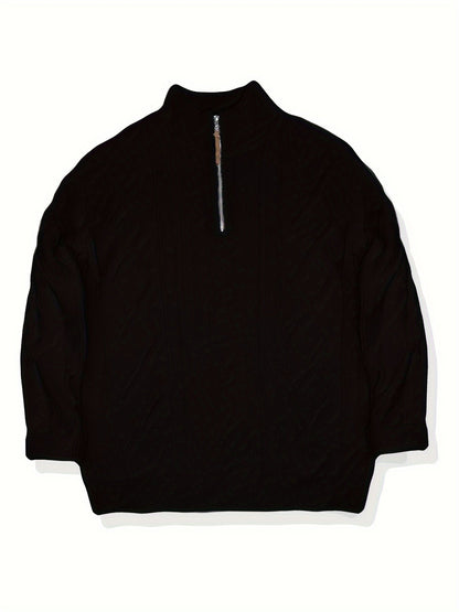 Felix | Men's Cable Knit Half-Zip Jumper for Winter