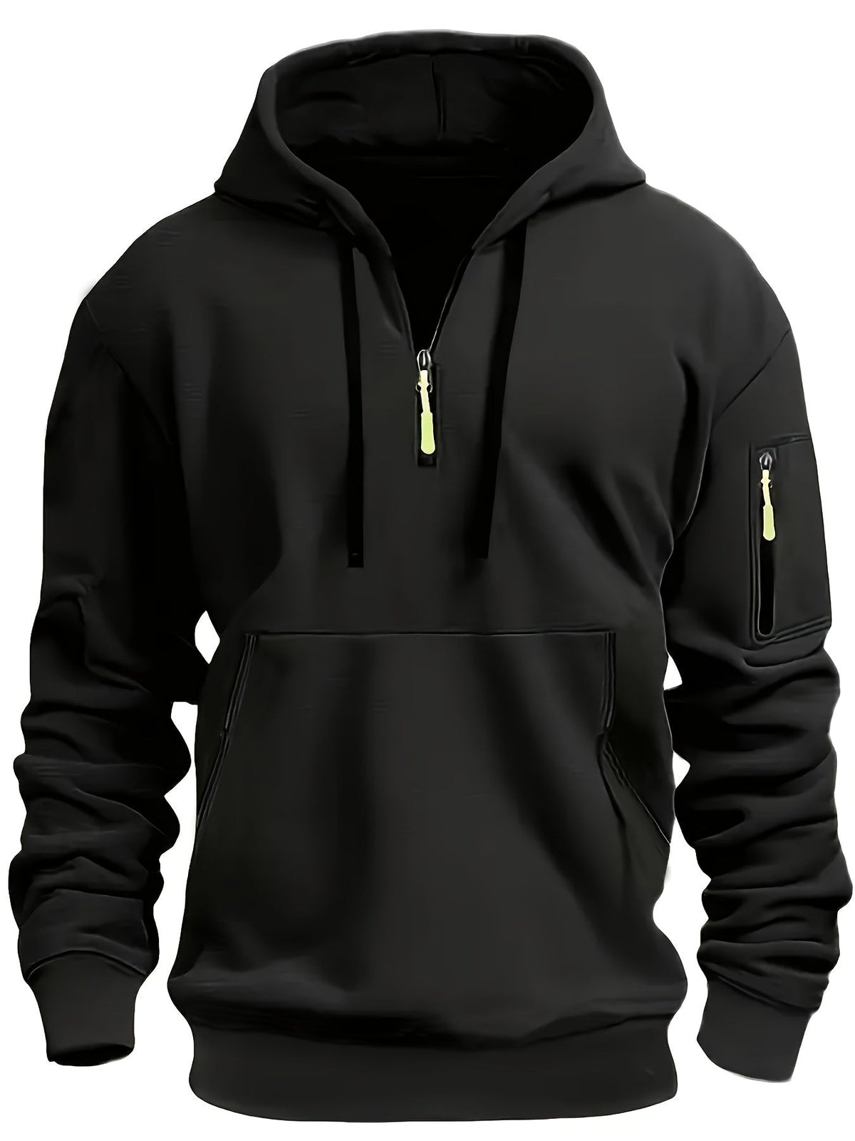 Callum | Men's Classic Solid Zip-Up Hoodie for Winter