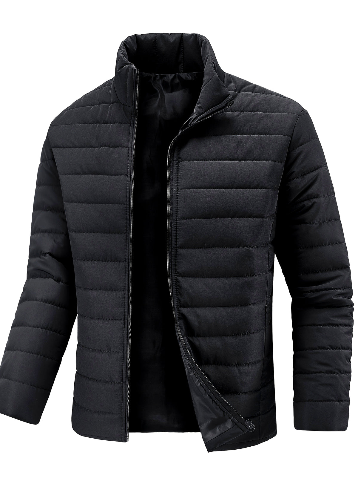 Sam | Men's Padded Stand-Collar Coat for Winter