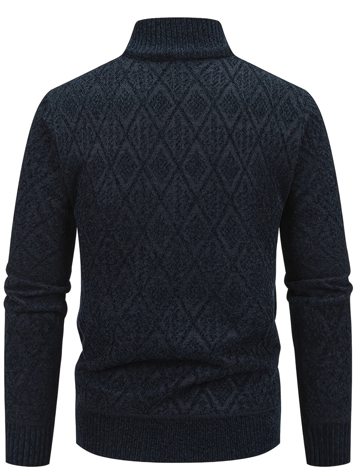 Reuben | Men's Stylish Geometric Knit Cardigan for Winter