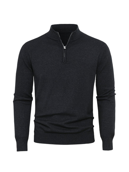 Euan | Men's Half-Zip Knit Jumper for Winter