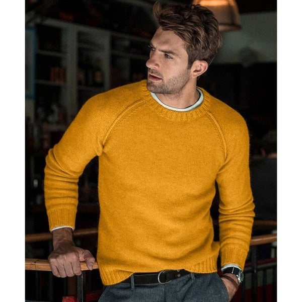 Troy | Men's Crew Neck Knit Jumper for Winter