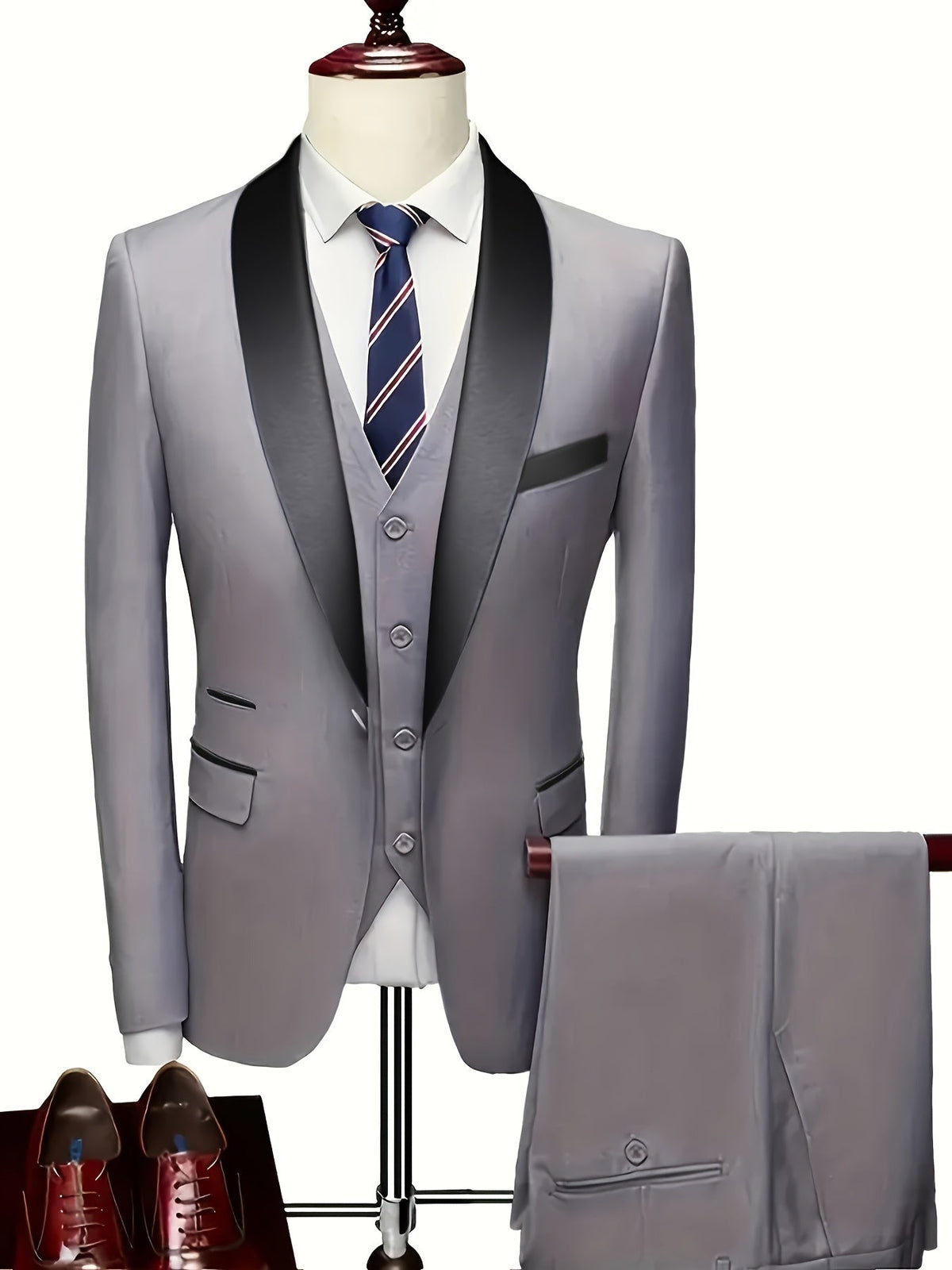 James | Men's Elegant Shawl Suit Set