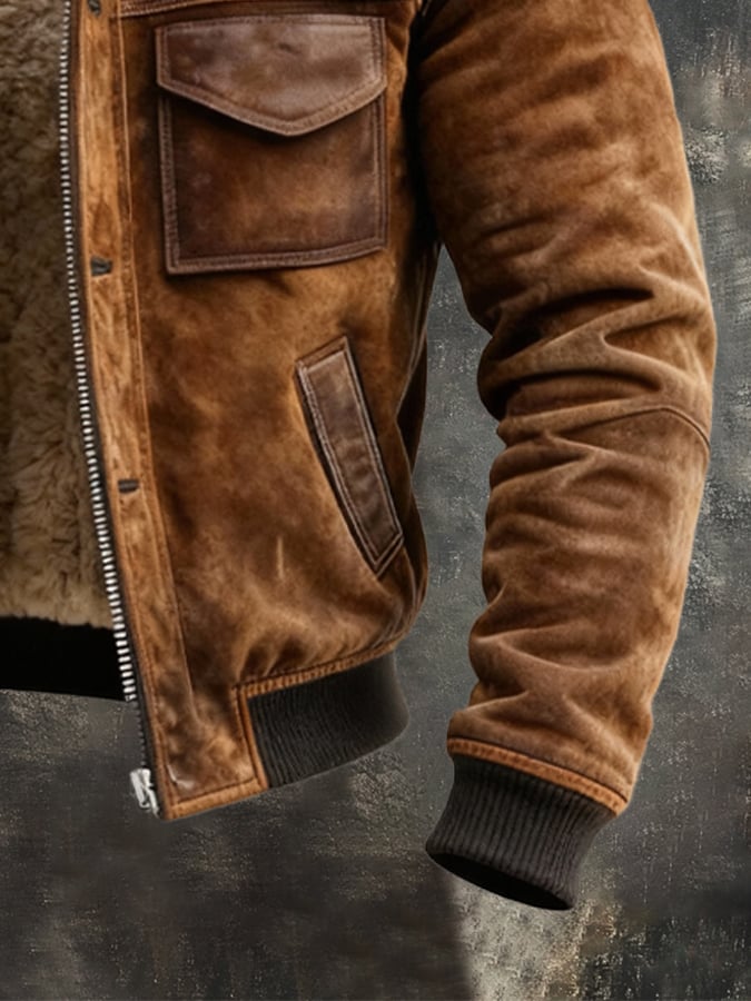 Joshua | Men's Cosy Sherpa-Lined Jacket for Winter