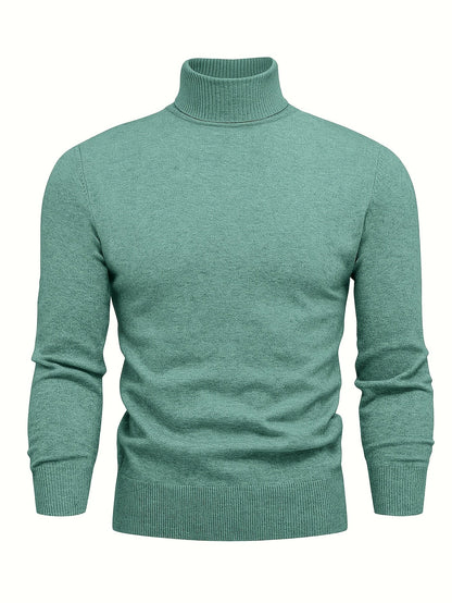 Ethan | Men's High-Neck Knit Jumper for Winter