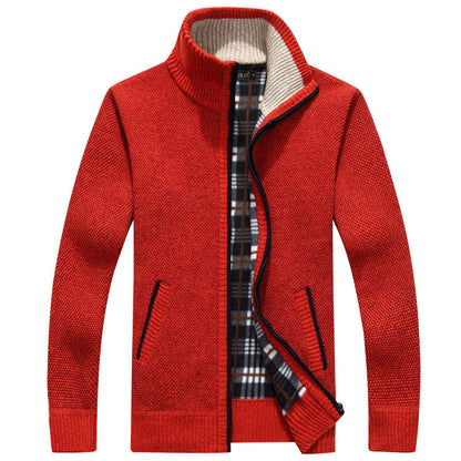 Cyrus | Men's Stylish Full-Zip Knit Jacket for Winter