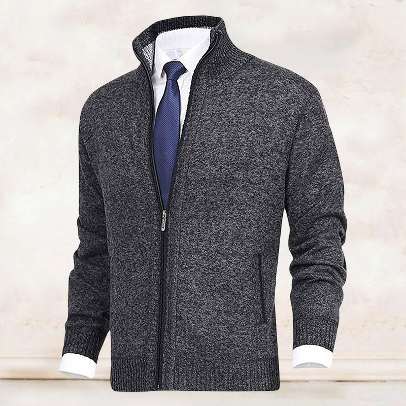 Lewis | Men's Classic Long-Sleeve Cardigan for Winter