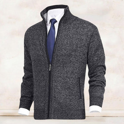 Lewis | Men's Classic Long-Sleeve Cardigan for Winter