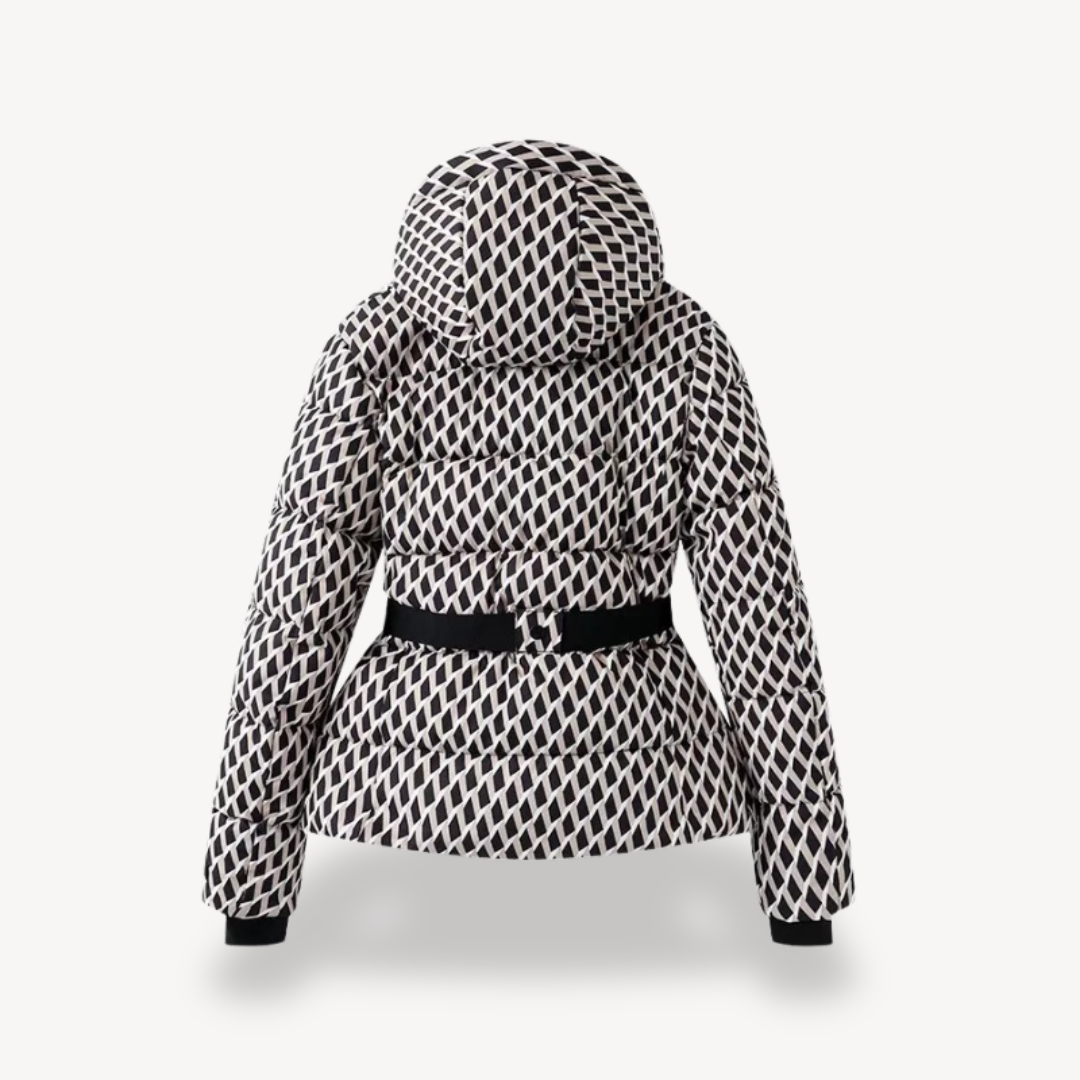 Riley | Women's Hooded Belted Puffer Jacket for Winter
