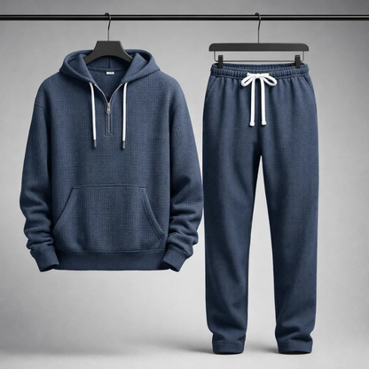Edward | Men's Cosy Waffle-Knit Set