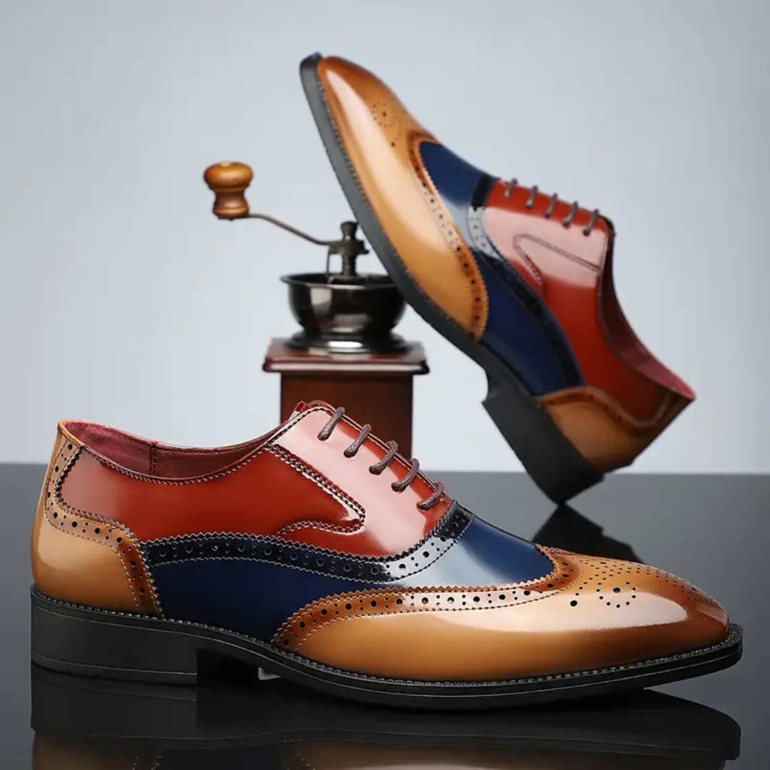 Jacob | Men's Classic Wingtip Brogue Dress Shoes