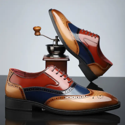Jacob | Men's Classic Wingtip Brogue Dress Shoes