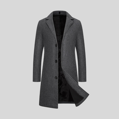 Freddie | Men's Elegant Long Coat for Winter
