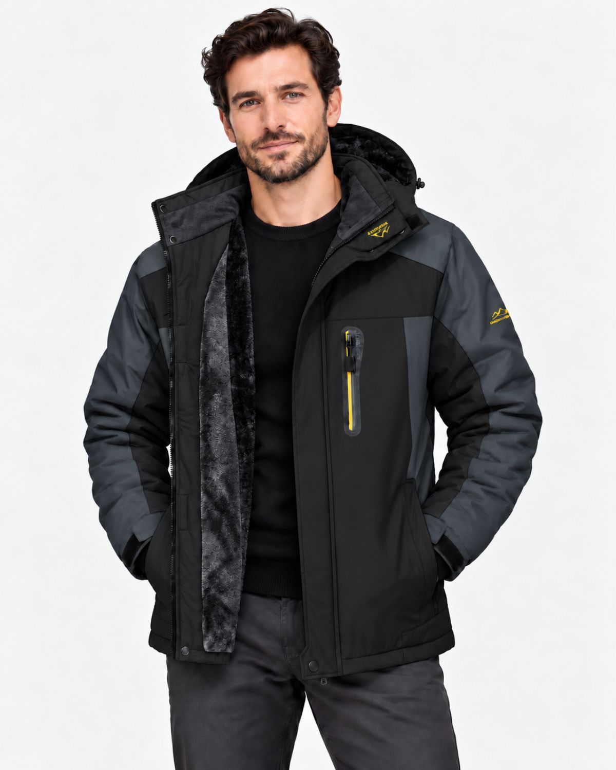 Harry | Men's Plush-Lined Hooded Jacket
