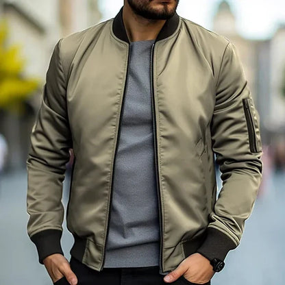Elliot | Men's Ribbed Bomber Jacket