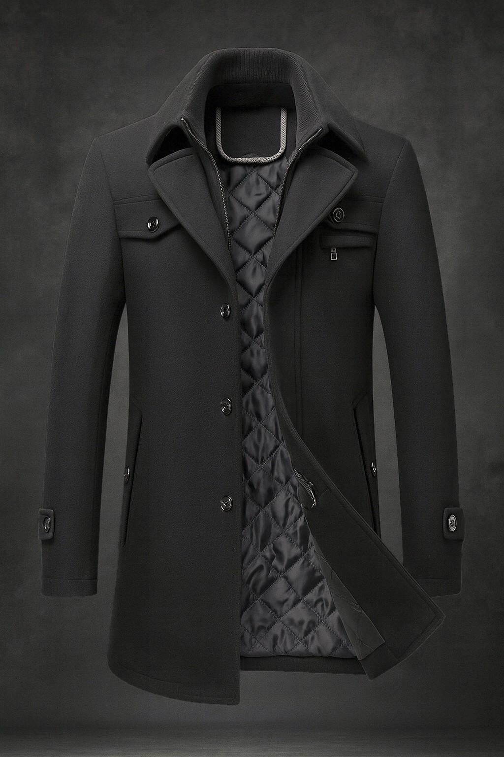James | Men's Premium Wool Coat for Winter