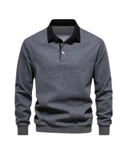 Samuel | Men's Classic Knit Polo Jumper