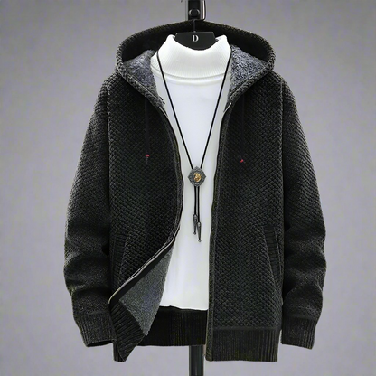 Sam | Men's Cosy Knitted Hoodie for Winter