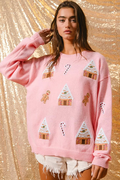 Jocelyn | Women's Cosy Christmas Winter Crewneck Jumper