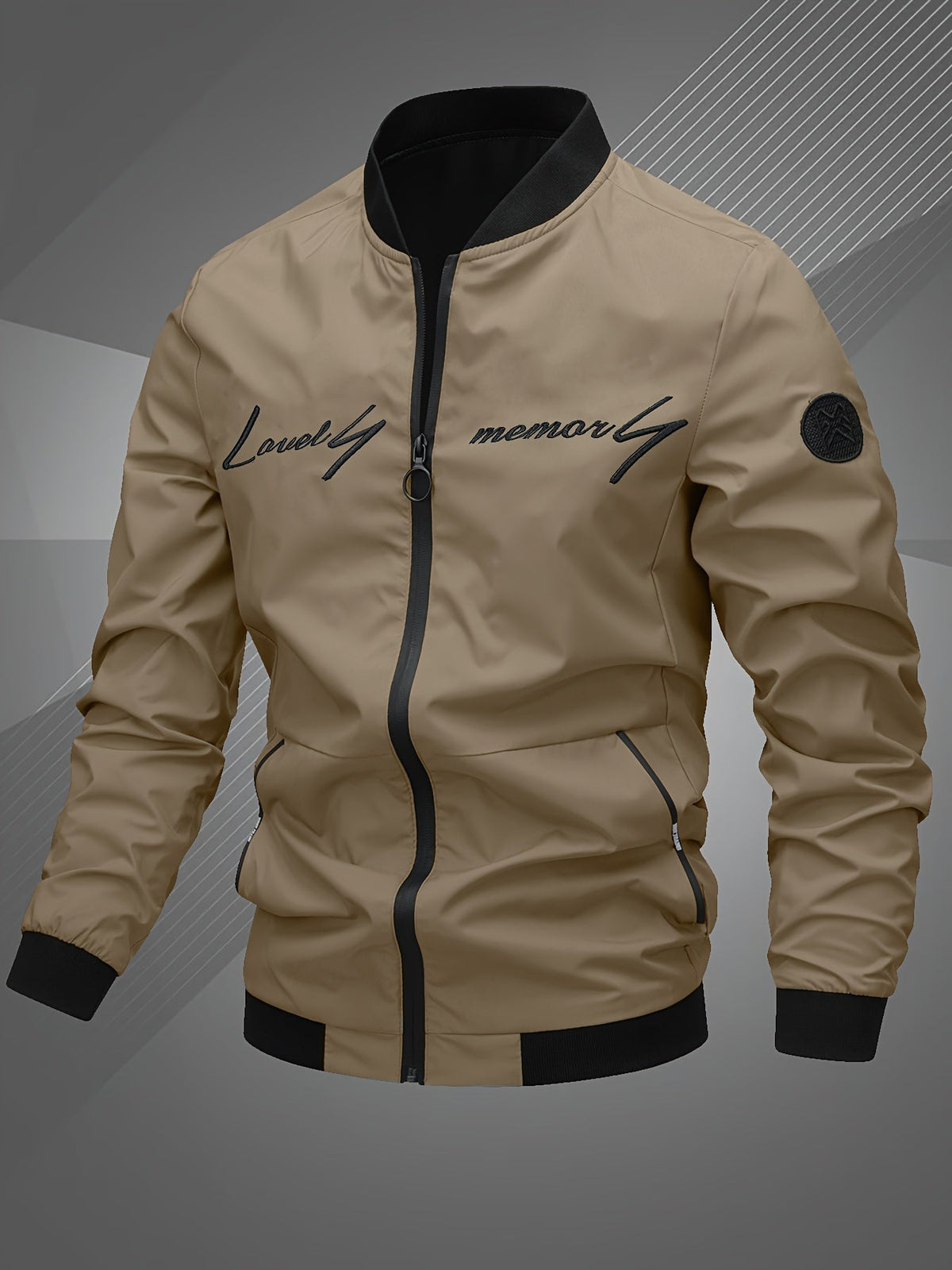 Hugo | Men's Embroidered Baseball Jacket