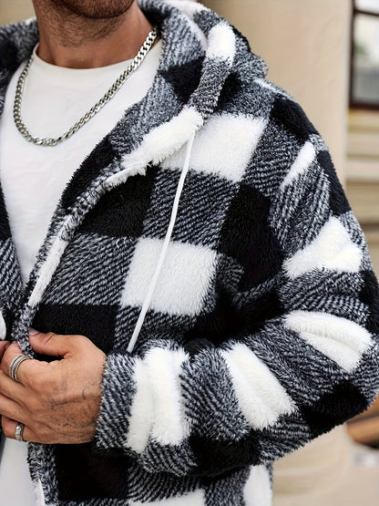 Nathan | Men's Stylish Colourblock Hooded Jacket