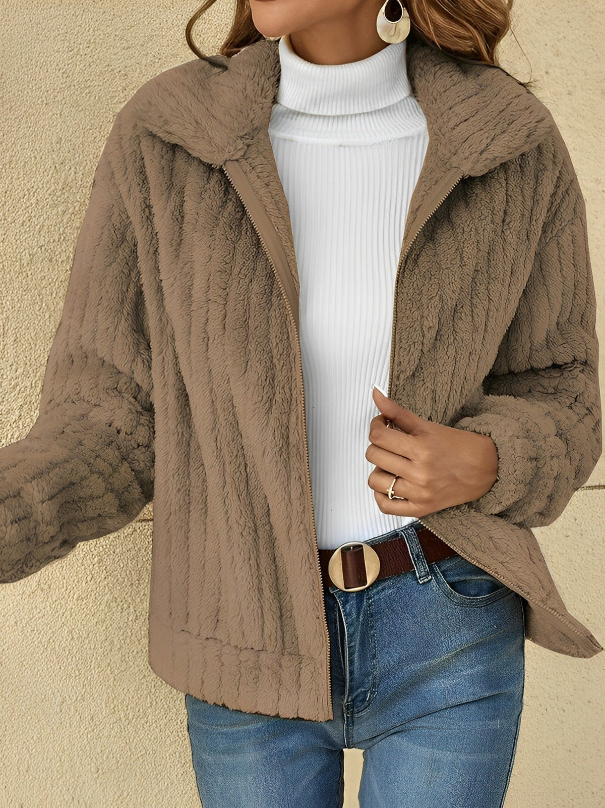 Angela | Women's Relaxed-Fit Zip-Up Jacket