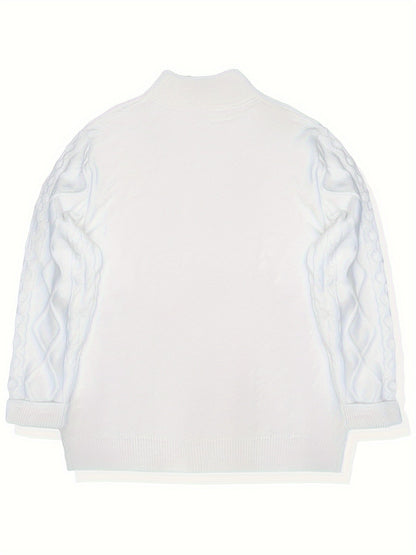 Felix | Men's Cable Knit Half-Zip Jumper for Winter