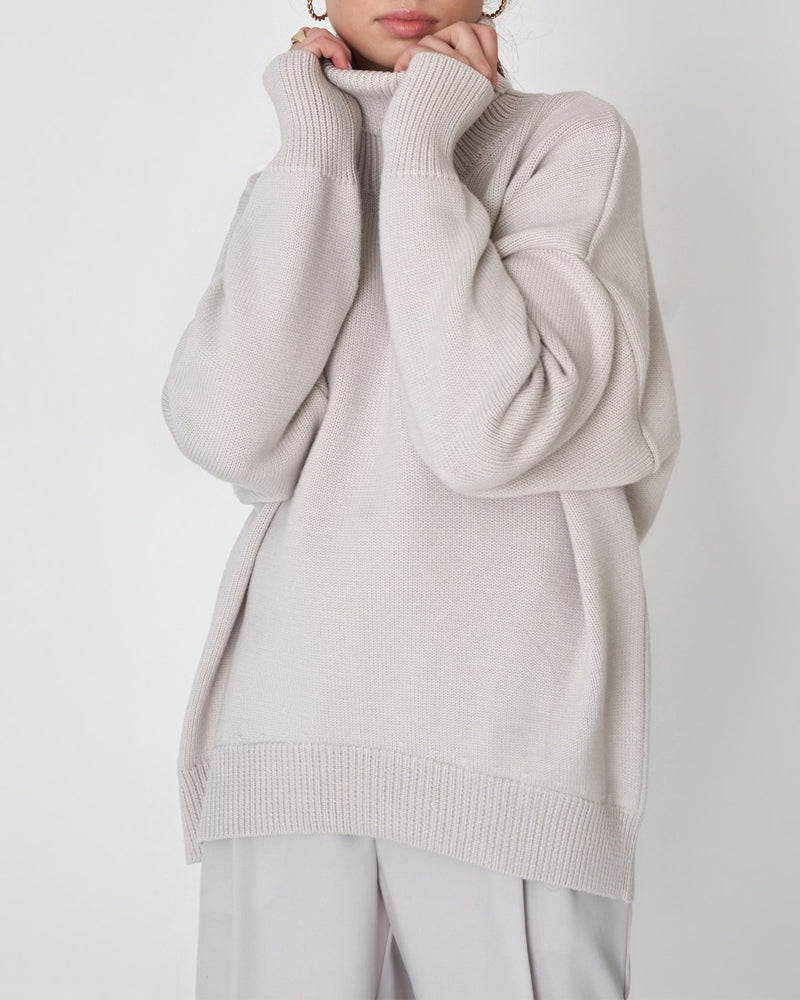 Marcia | Women's Oversized Roll-Neck Jumper for Winter