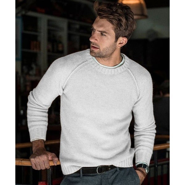 Troy | Men's Crew Neck Knit Jumper for Winter