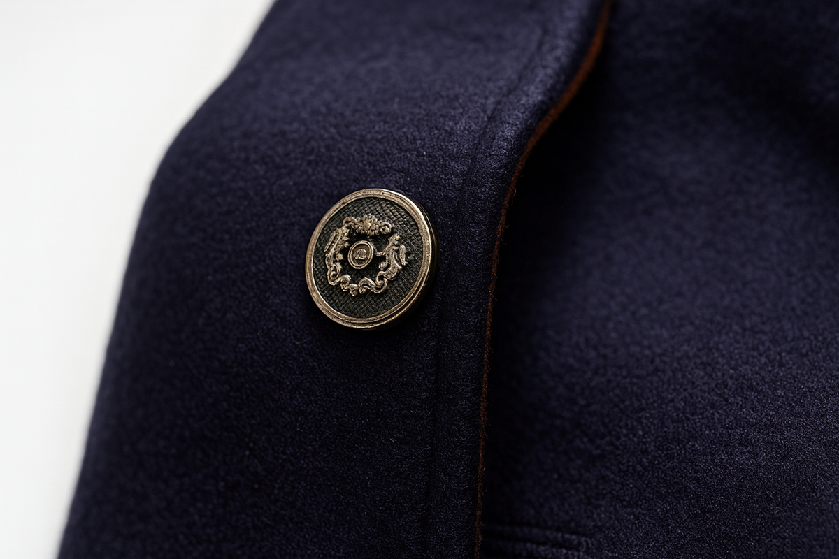 Tom | Men's Colourblock Wool Overcoat for Winter
