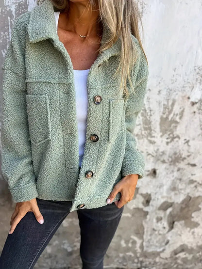 Mariah | Women's Relaxed-Fit Button-Down Jacket for Winter