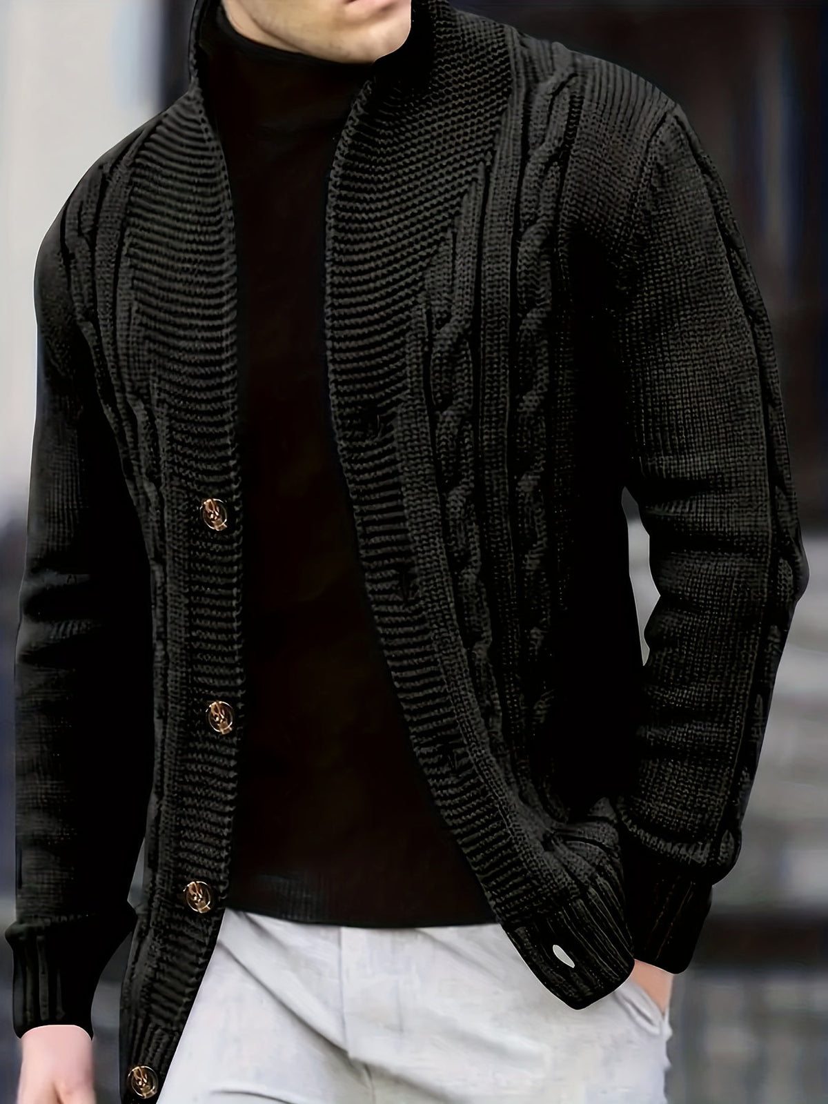 Patrick | Men's Cosy Ribbed Knit Jumper for Winter